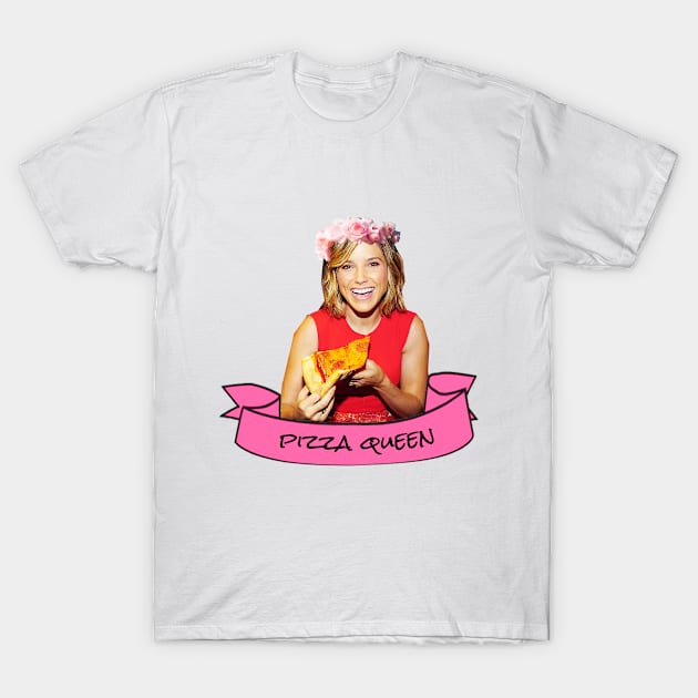 Pizza Queen Sophia Flower Crown T-Shirt by lunalovebad